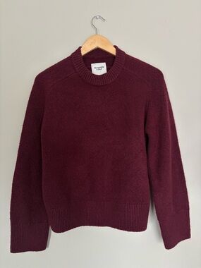 Abercrombie & Fitch Women's Crewneck Sweater - Wine